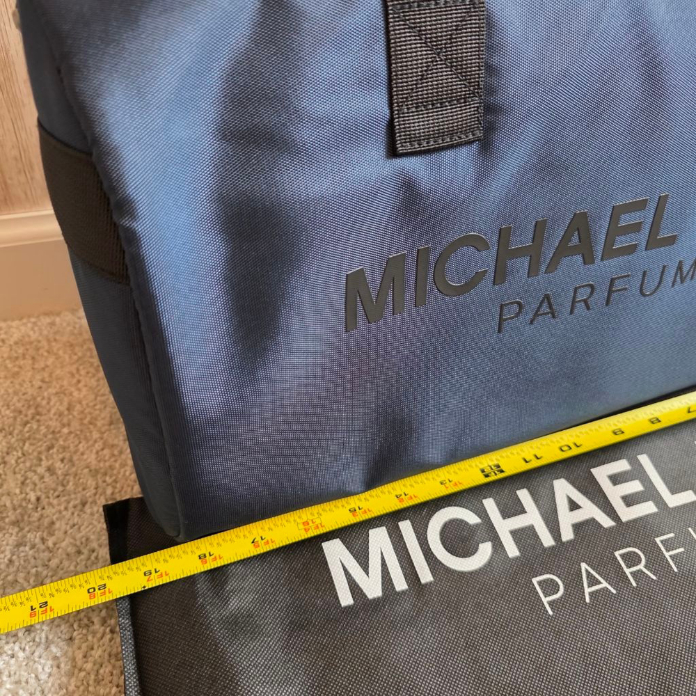 Michael Kors Navy Black Duffel Bag - Picture 2 of 8
